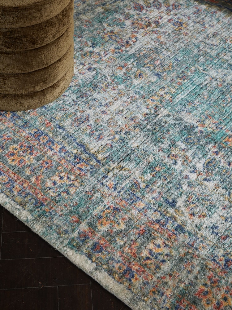 Teal Blue Emporium Oriental Rug - Image 6 of 6