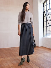 Neutral - Weiches geripptes Shirt mit langen Ärmeln und TENCEL™ Lyocell - Image 2 of 6