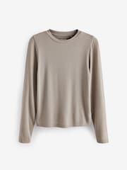 Neutral - Weiches geripptes Shirt mit langen Ärmeln und TENCEL™ Lyocell - Image 5 of 6