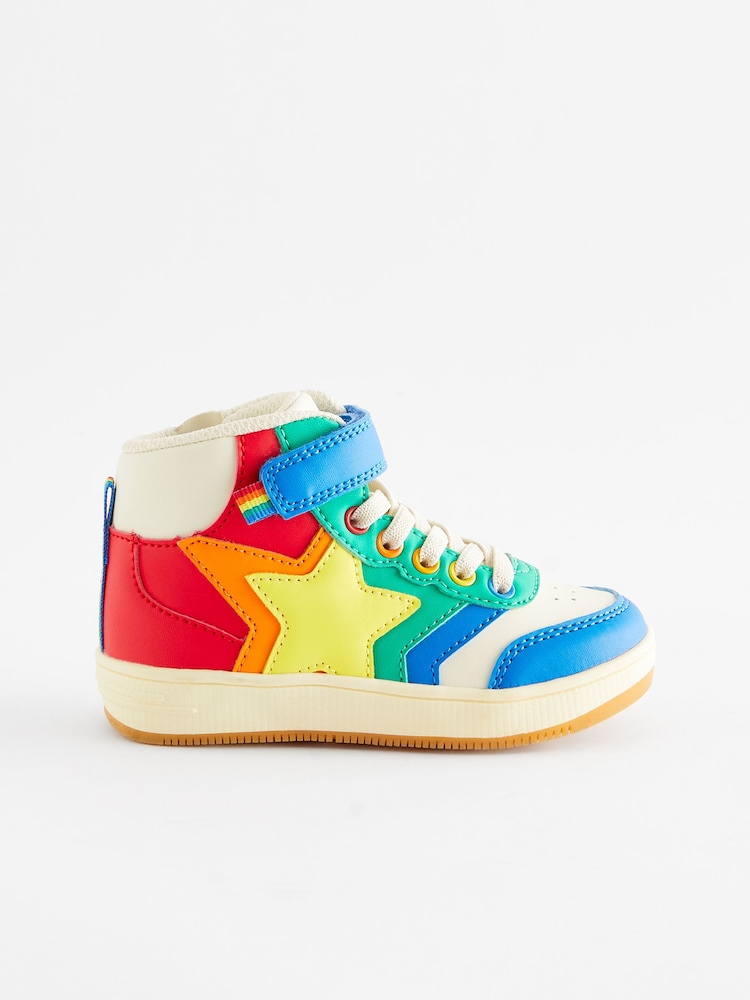 Več svetlih odtenkov - Little Bird by Jools Oliver Star Hi-Top Trainers - Slika 2 iz 6 Več svetlih odtenkov - Little Bird by Jools Oliver Star Hi-Top Trainers - Slika 2 iz 6