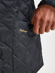 Barbour® Navy Heritage Liddesdale Slim Fit Quilted Jacket - Image 9 of 12