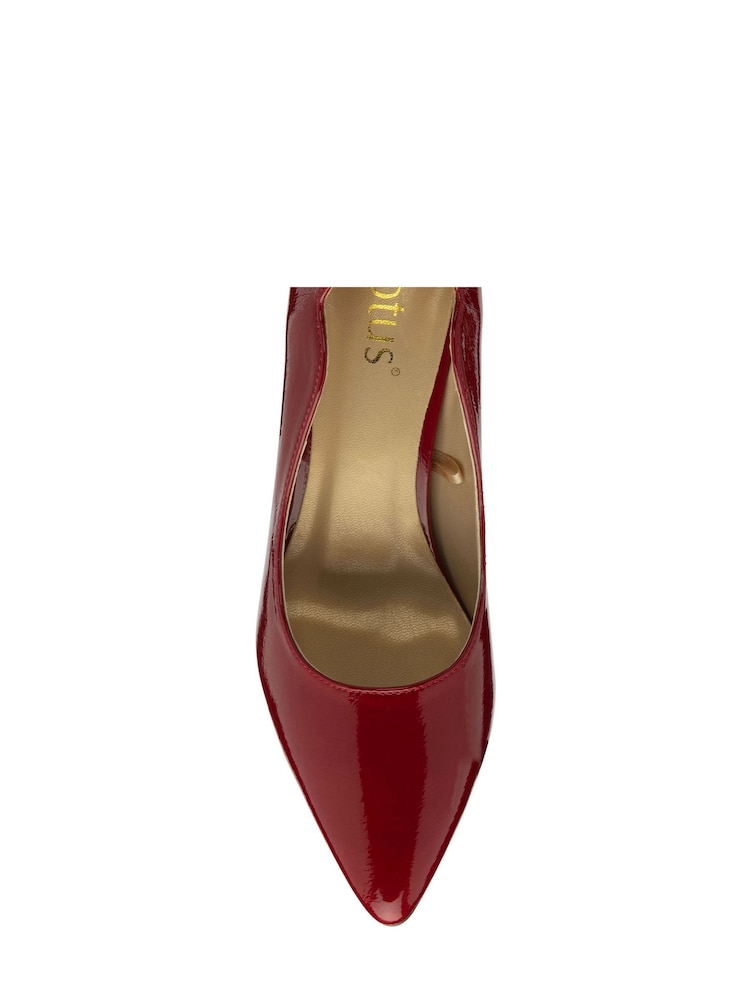 rdeča - Lakasti salonasti čevlji s peto Lotus Stiletto - Slika 4 iz 4