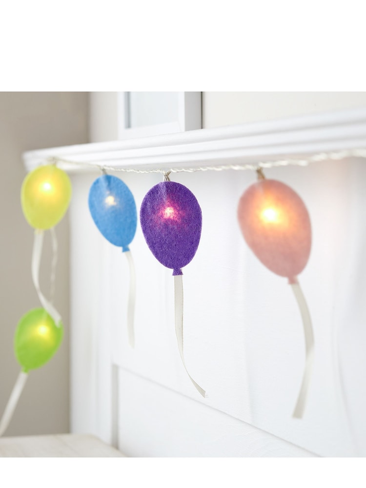 Lights4fun 15 Felt Balloon Fairy Lights - Image 1 of 1