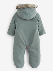 FatFace Green Baby Snowsuit - Image 2 of 10