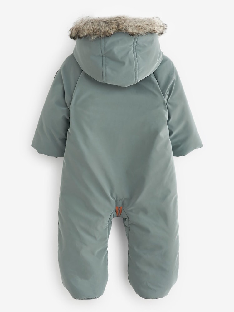 FatFace Green Baby Snowsuit - Image 2 of 10