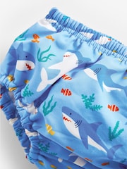 JoJo Maman Bébé Shark Shark Print Swim Nappy - Image 4 of 4