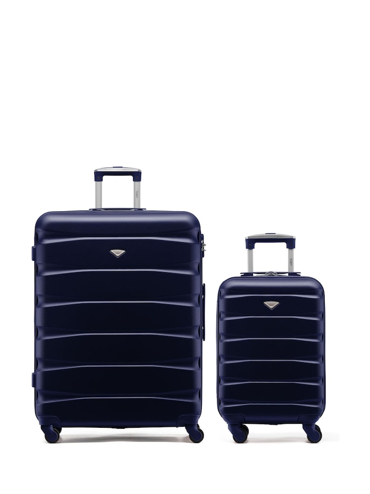 Set Of 2 Large Check-In & Small Carry-On Hardcase Travel Suitcase - Image 1 of 6