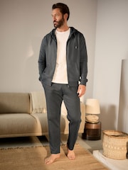 Charcoal Grey Open Joggers - Image 2 of 10