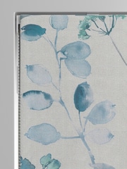 Blue Ready Made Blackout Isla Floral Print Roman Blinds - Image 7 of 8