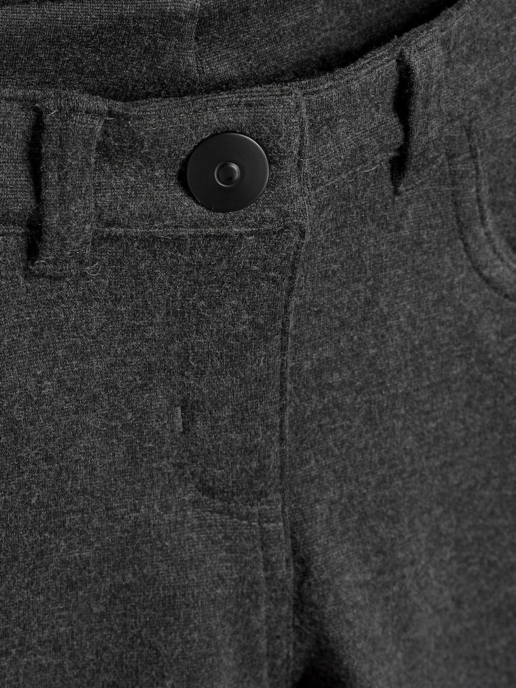 Grey Regular Length Jersey Stretch Skinny School Trousers (3-18yrs) - Image 7 of 7