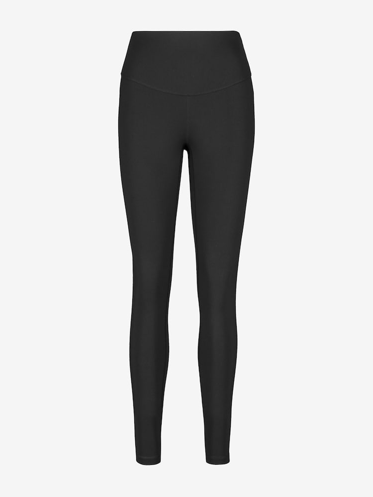 Black Next Active Sports Tummy Control High Waisted Dry Tech Full Length Sculpting Leggings - Image 5 of 5