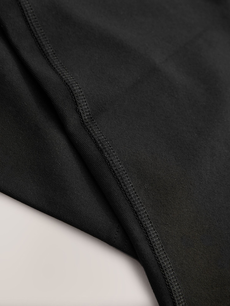 Black Sports Dry Tech Tummy Control High Waist Full Length Legging - Image 7 of 7 Black Sports Dry Tech Tummy Control High Waist Full Length Legging - Image 7 of 7