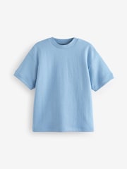 Blue Relaxed Fit Heavyweight T-Shirt (3-16yrs) - Image 1 of 3