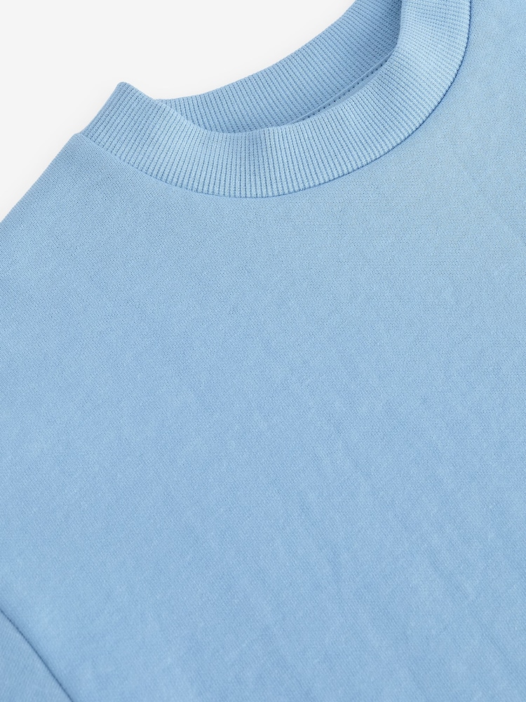 Blue Relaxed Fit Heavyweight T-Shirt (3-16yrs) - Image 3 of 3