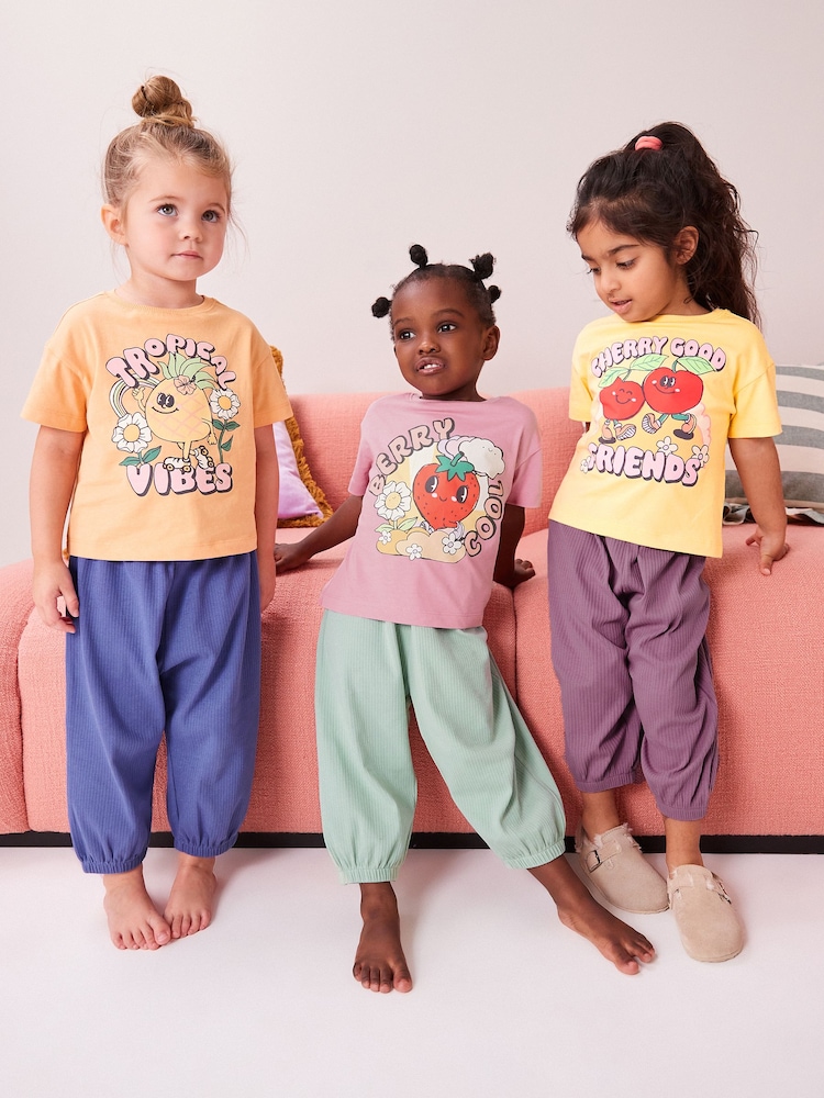 Multi Jogger Pyjamas 3 Pack (9mths-12yrs) - Image 1 of 10 Multi Jogger Pyjamas 3 Pack (9mths-12yrs) - Image 1 of 10