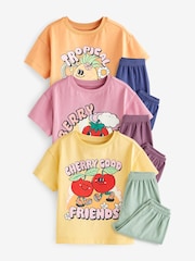 Multi Jogger Pyjamas 3 Pack (9mths-12yrs) - Image 5 of 10