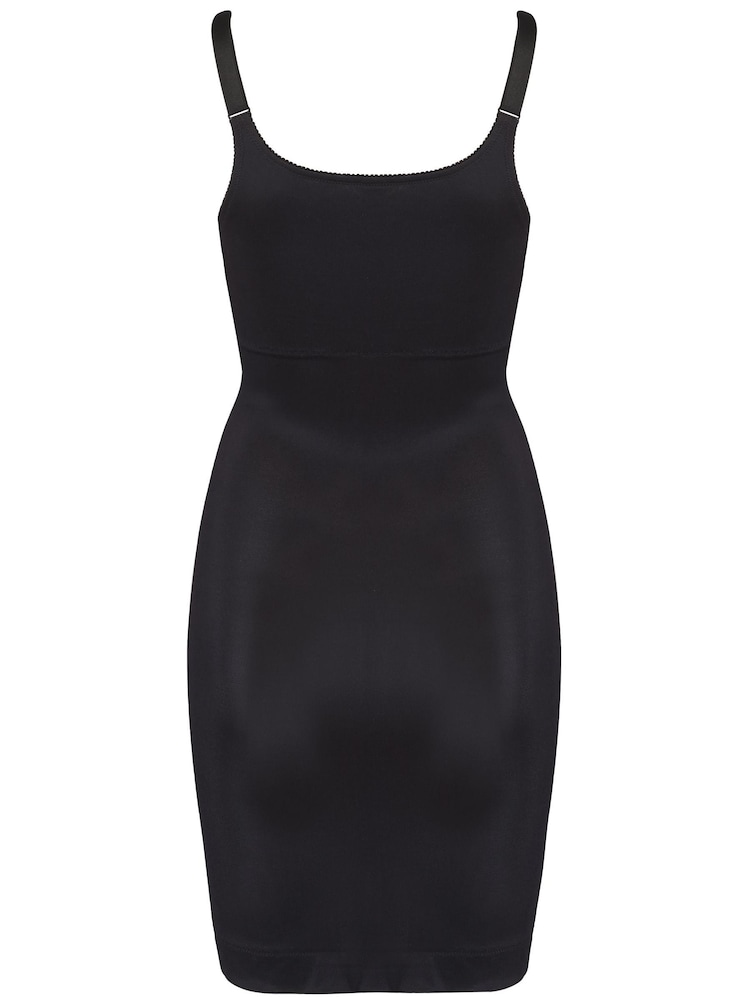 Pour Moi Black Lingerie Hourglass Shapewear Firm Tummy Control Wear Your Own Bra Slip - Image 5 of 5
