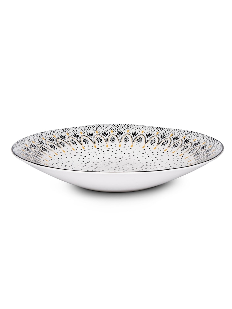 Sara Miller Artisanne Noir Large Serving Bowl - Image 1 of 3