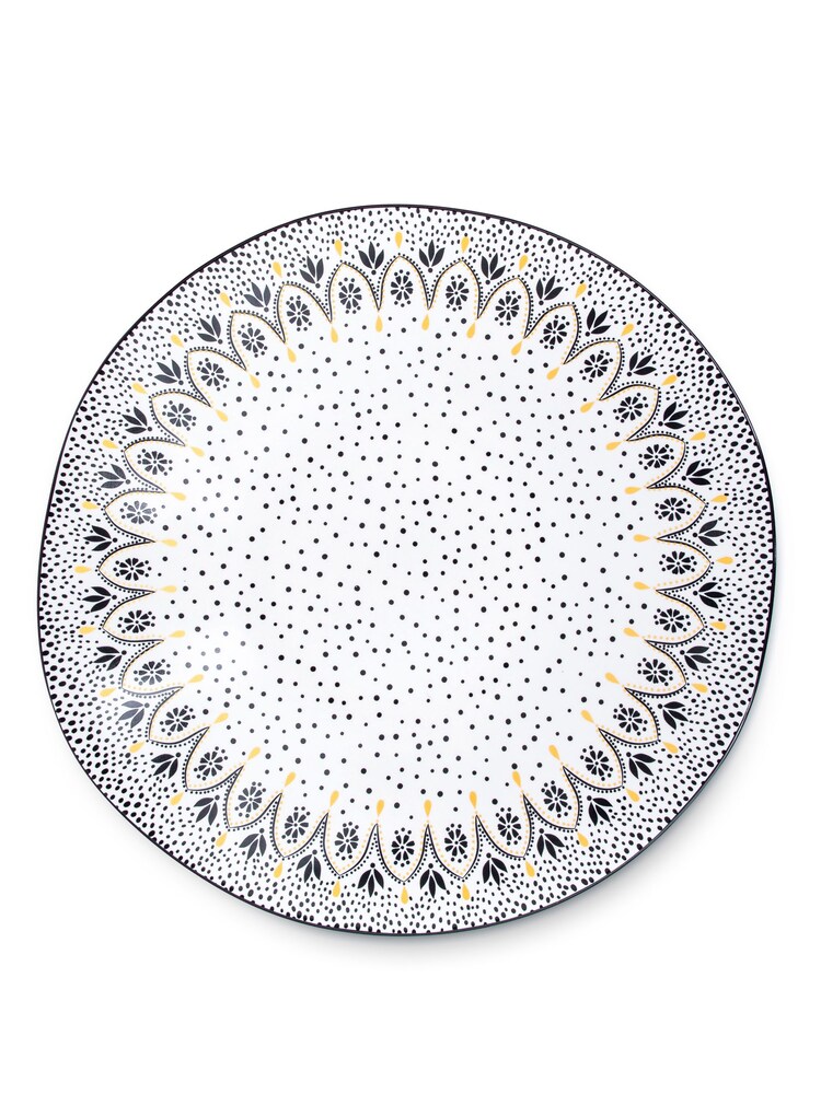 Sara Miller Artisanne Noir Large Serving Bowl - Image 3 of 3
