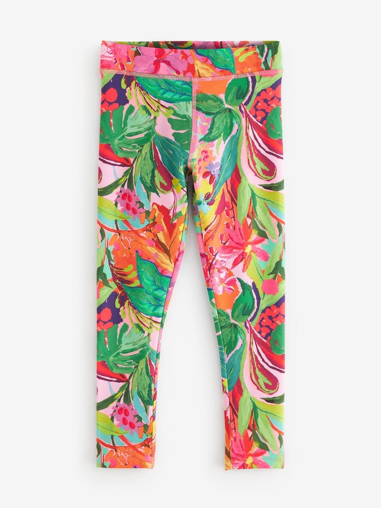 Multi Tropical Sports Leggings (3-16yrs) - Image 1 of 3