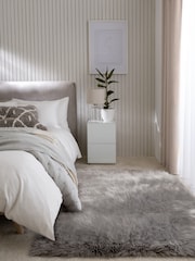 Grey Arctic Cosy Faux Fur Rug - Image 1 of 6