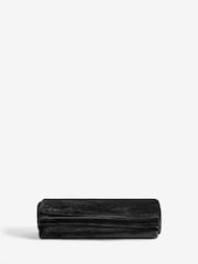 Black Plush Fleece Throw - Image 4 of 4