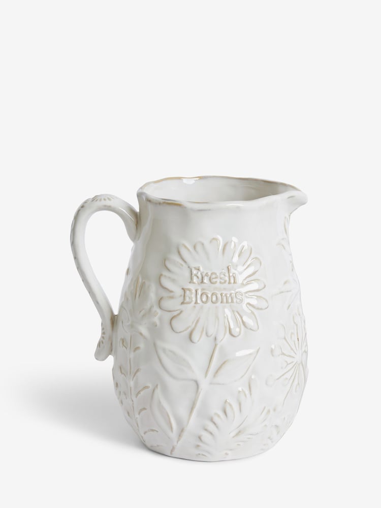 Jarra de cerámica con diseño floral - Imagen 2 de 3 Jarra de cerámica con diseño floral - Imagen 2 de 3