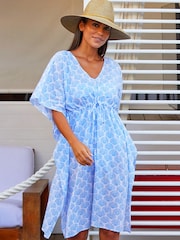 Aspiga Blue Manilla Kaftan - Image 1 of 4