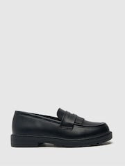 Schuh Laila Chunky Black Loafers - Image 1 of 4