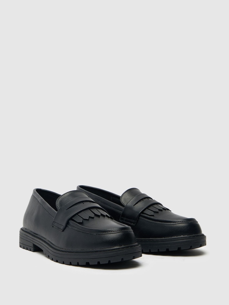 Schuh Laila Chunky Black Loafers - Image 2 of 4