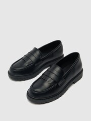 Schuh Laila Chunky Black Loafers - Image 3 of 4