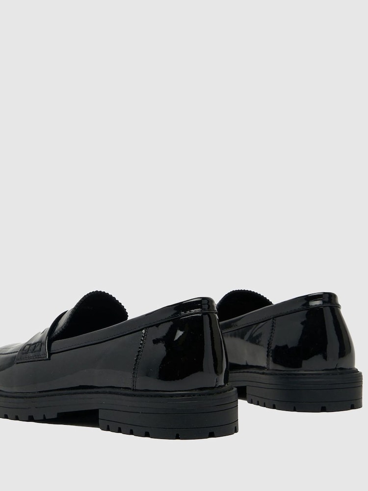 Schuh Laila Chunky Black Loafers - Image 4 of 4