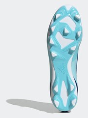 adidas Blue/White Adult Sport X Crazyfast4 Flexible Ground Boots - Image 8 of 10