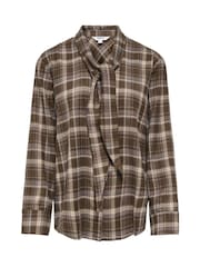 ONLY Tie Neck Check Shirt - Obrázek 6 z 7