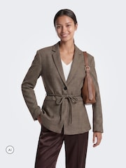 ONLY Belted Check Blazer - Obrázek 1 z 7