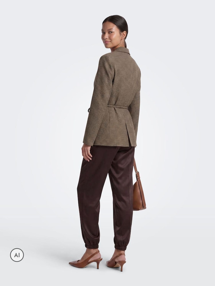 ONLY Belted Check Blazer - Obrázek 2 z 7