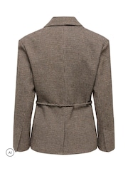 ONLY Belted Check Blazer - Obrázek 7 z 7