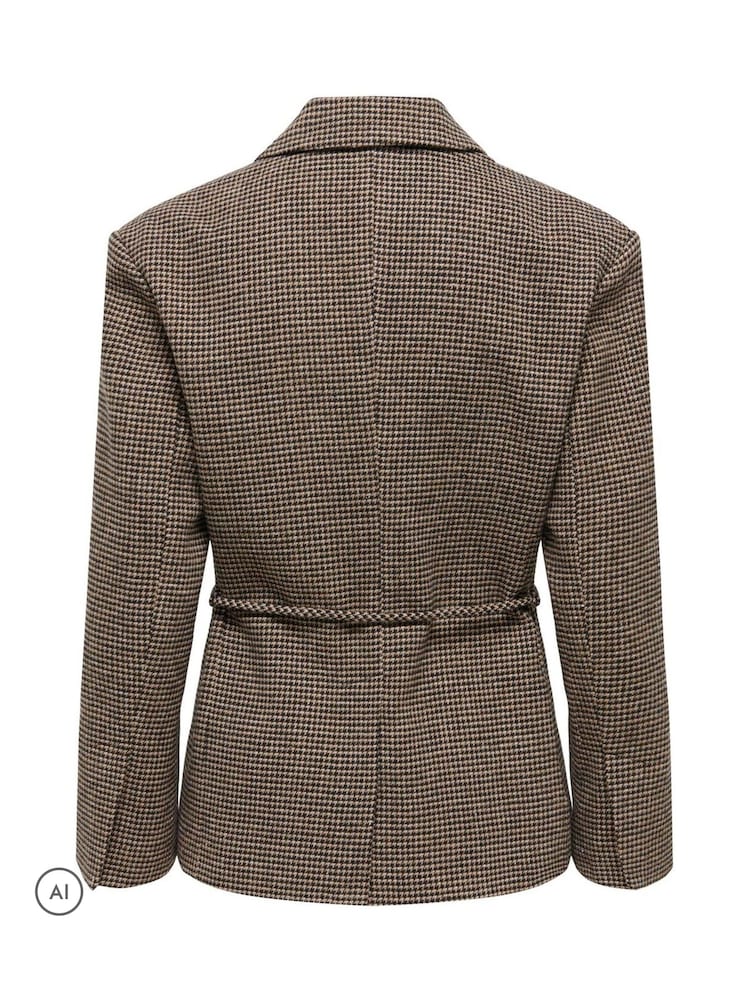 ONLY Belted Check Blazer - Obrázek 7 z 7