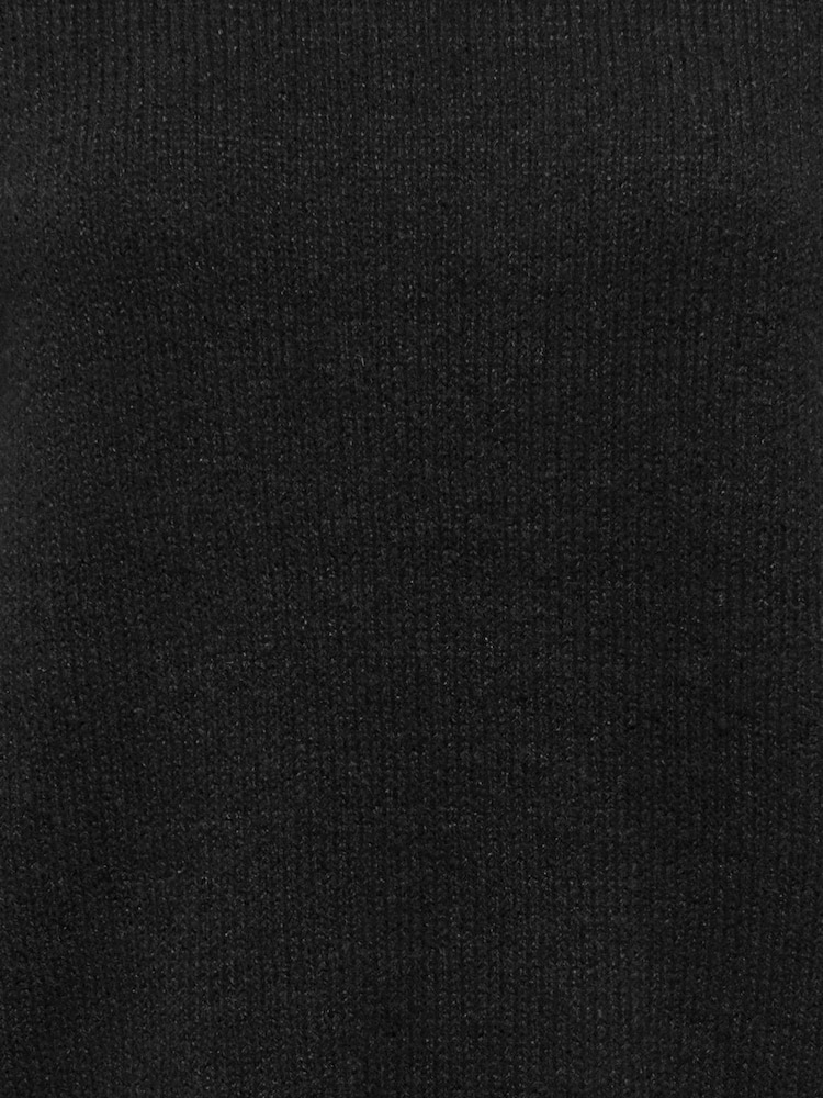 ONLY Black Lace Mix Round Neck Pullover Jumper - Image 3 of 3