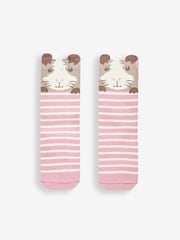 JoJo Maman Bébé Pink Welly Socks - Image 1 of 2
