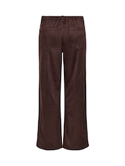 ONLY Brown Faux Suede Straight Leg Trousers - Image 7 of 7