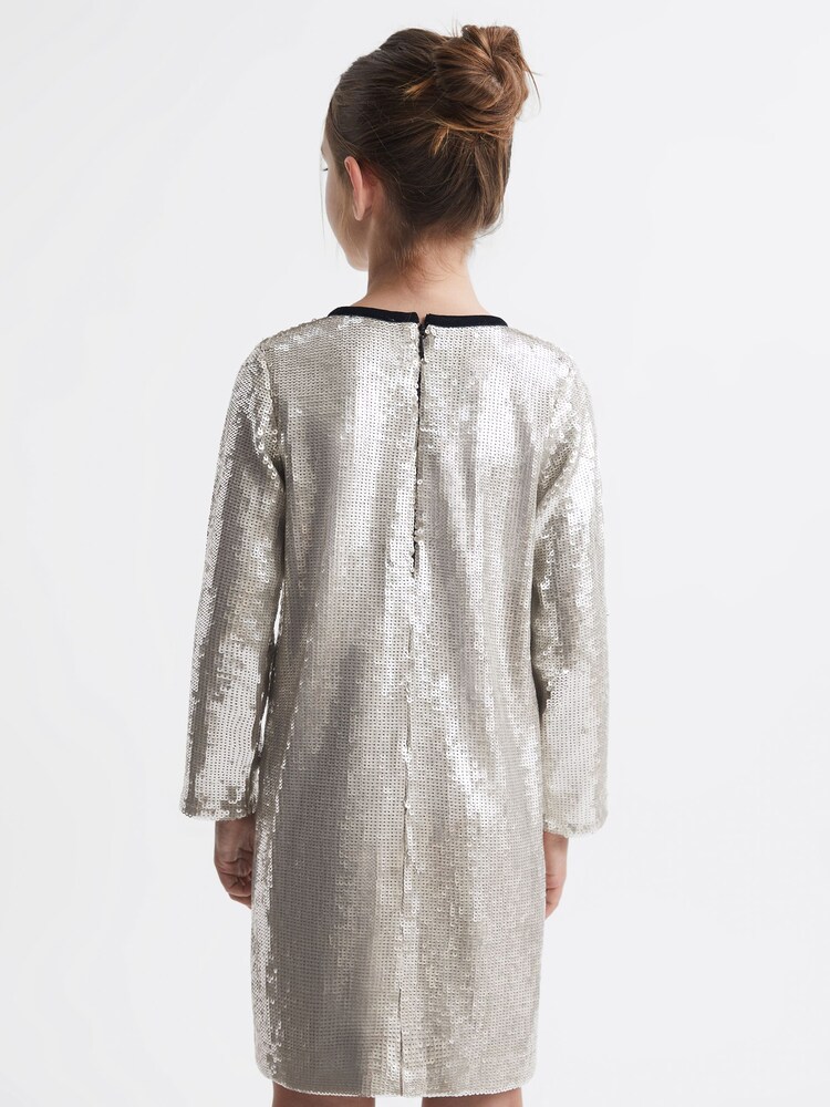 فستان Reiss ليون أربة مزين بالترتر - Image 4 of 5