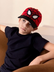 Red Spider-Man 100% Cotton License Cap (1-16yrs) - Image 1 of 4