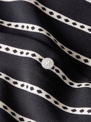 Tommy Hilfiger Argyle Stripe Relaxed Black Shirt - Image 6 of 6