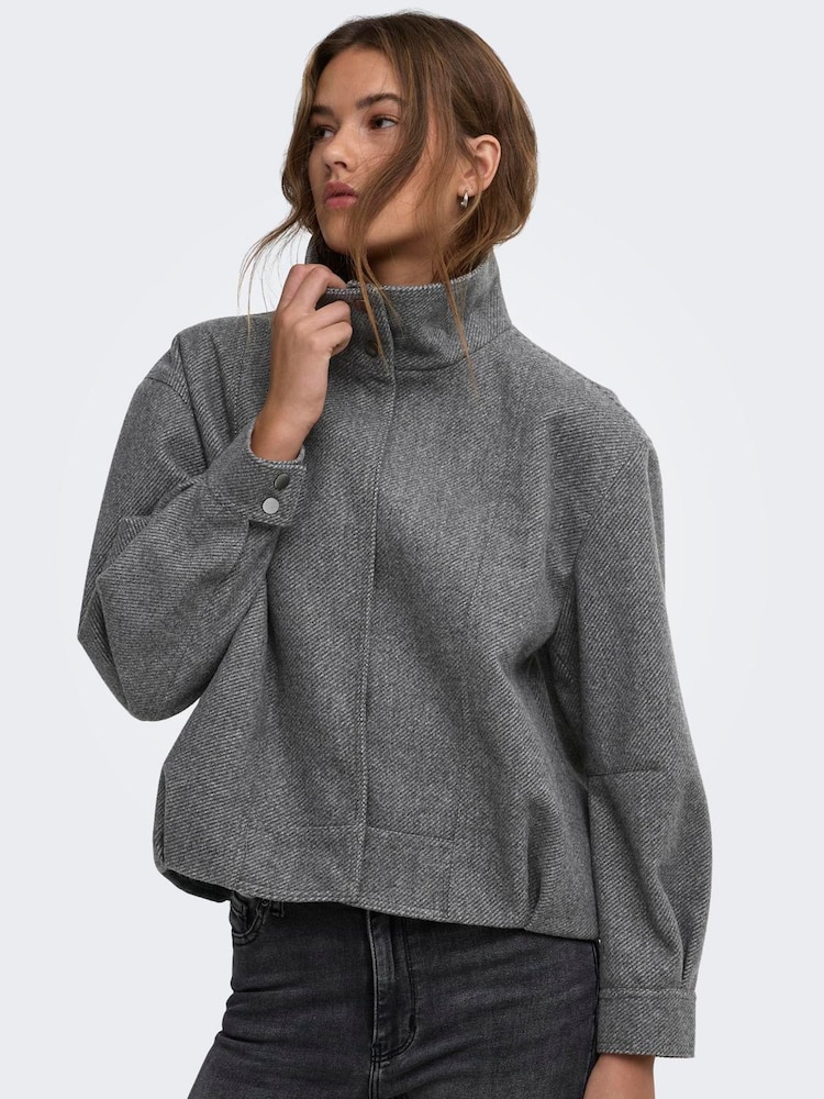ONLY High Collar Bomber Jacket - Attēls 1 no 6
