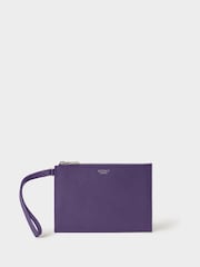 Osprey London Purple The Core Large Leather Pouch - Image 1 of 5