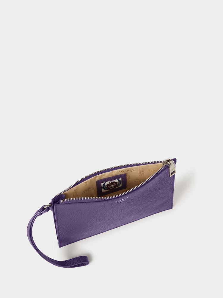 Osprey London Purple The Core Large Leather Pouch - Image 5 of 5 Osprey London Purple The Core Large Leather Pouch - Image 5 of 5