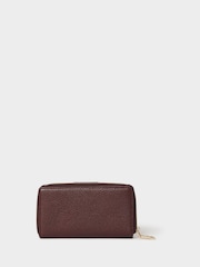 Osprey London Red The Core Medium Leather Popper Matinee Purse - Image 3 of 6