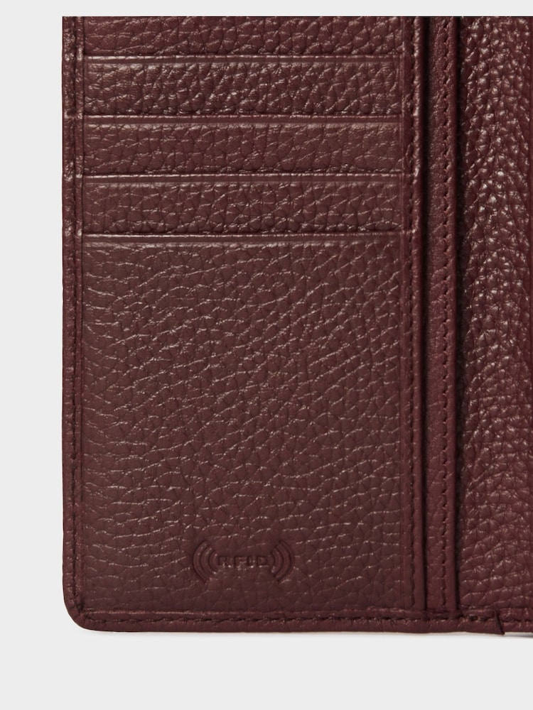 Osprey London Red The Core Medium Leather Popper Matinee Purse - Image 6 of 6 Osprey London Red The Core Medium Leather Popper Matinee Purse - Image 6 of 6