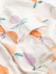 Cream/ White Pear Print Baby Romper (0mths-3yrs) - Image 6 of 6